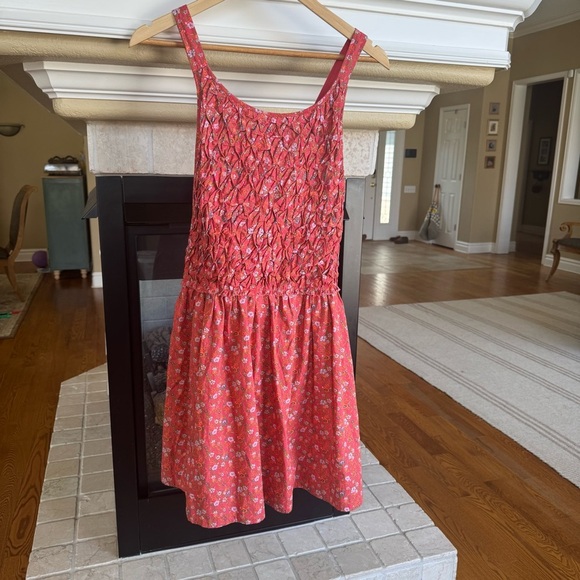 Free People "Petunia" Backless Midi Dress Quilted Front 100% Cotton - Picture 2 of 7